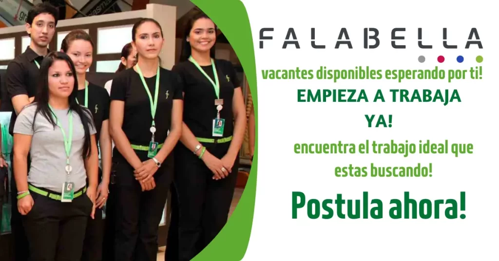 Oportunidades laborales en FALABELLA